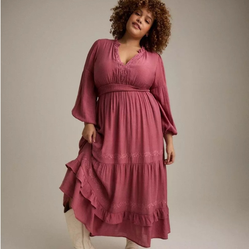 Torrid Festi Boho Maxi Dress plus 4 nwt